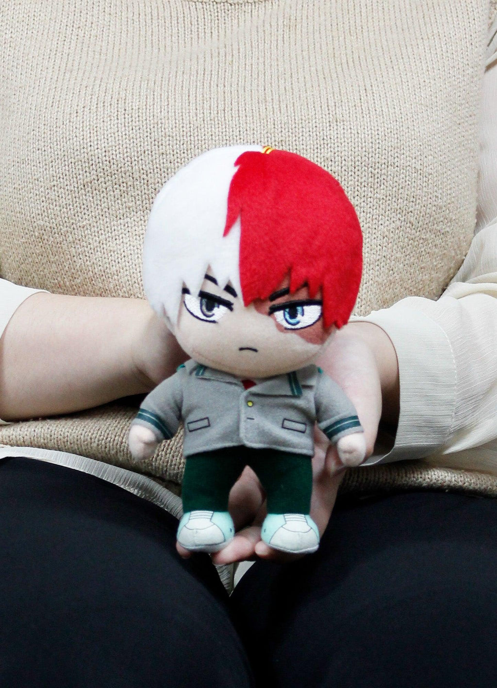 My Hero Academia - Shoto Todoroki Uniform Plush 8"H - Great Eastern Entertainment