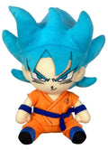 Dragon Ball Super - Super Saiyan God Goku Sitting Pose Plush 7"H