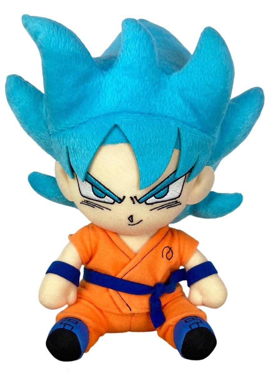 Dragon Ball Super - Super Saiyan God Goku Sitting Pose Plush 7