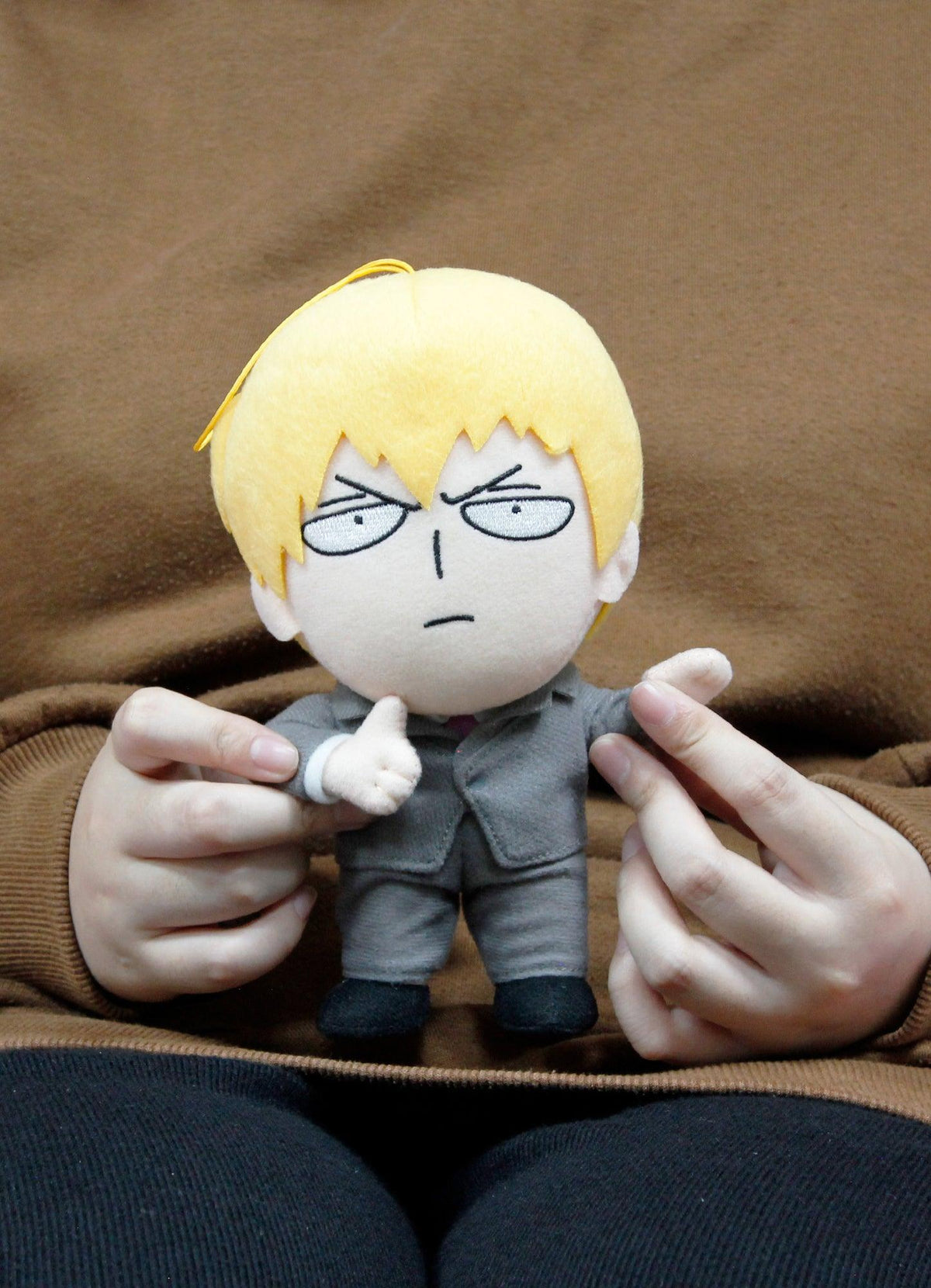 Mob Psycho 100 - Reigen Arataka Plush 8"H - Great Eastern Entertainment