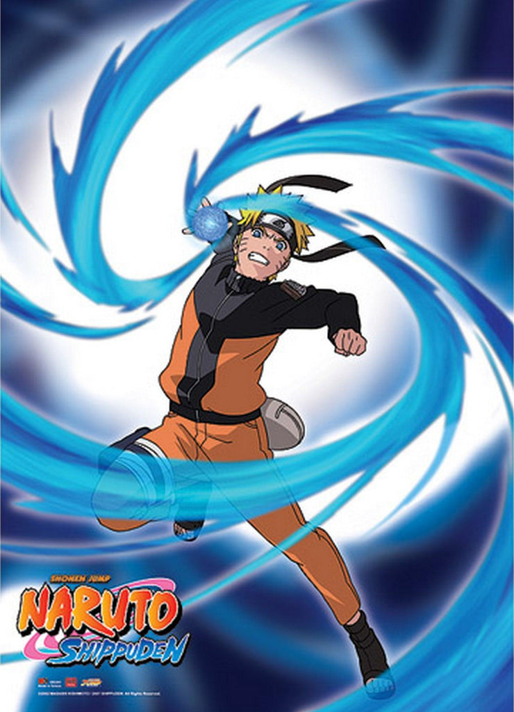 Naruto Shippuden - Naruto Uzumaki Rasengan Wall Scroll - Great Eastern Entertainment