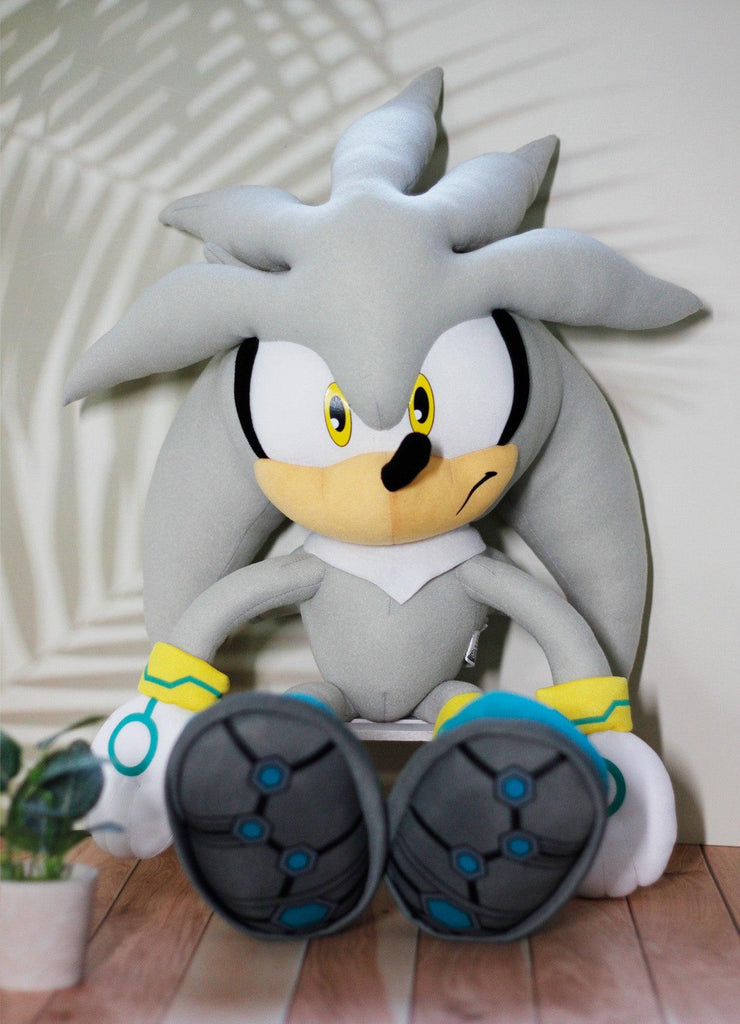 Sonic The Hedgehog - Silver The Hedgehog Plush 20"H - Great Eastern Entertainment