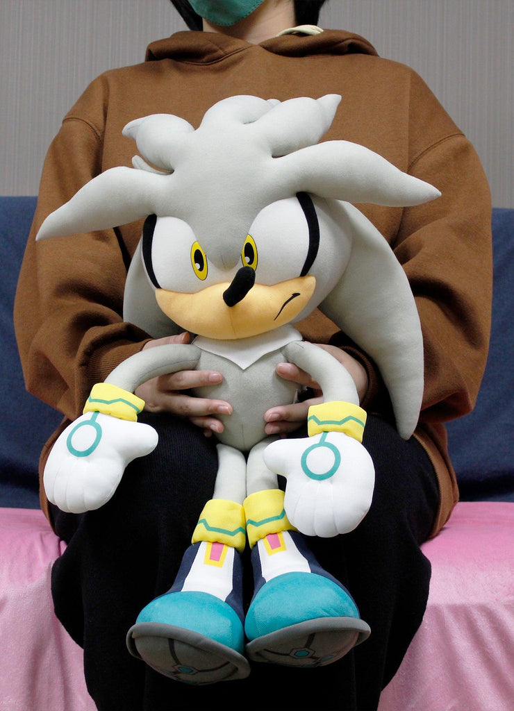 Sonic The Hedgehog - Silver The Hedgehog Plush 20"H - Great Eastern Entertainment