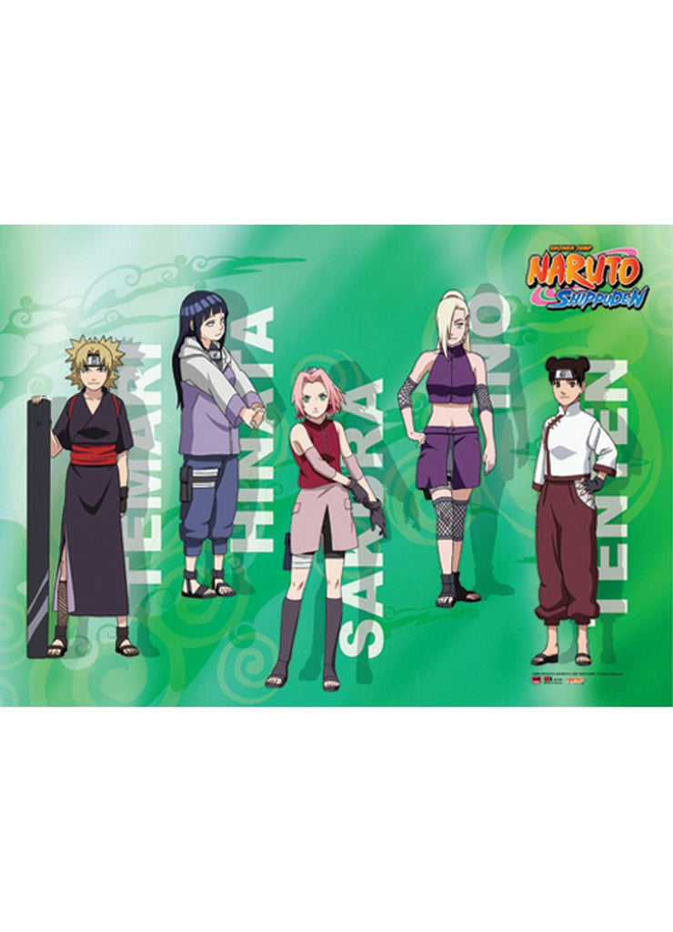 Naruto Shippuden - The Girls Wall Scroll - Great Eastern Entertainment