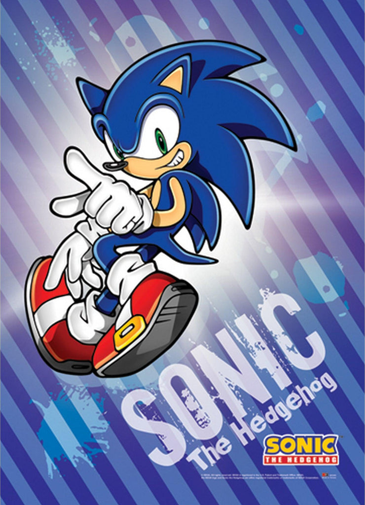 Sonic The Hedgehog Sonic Wall Scroll