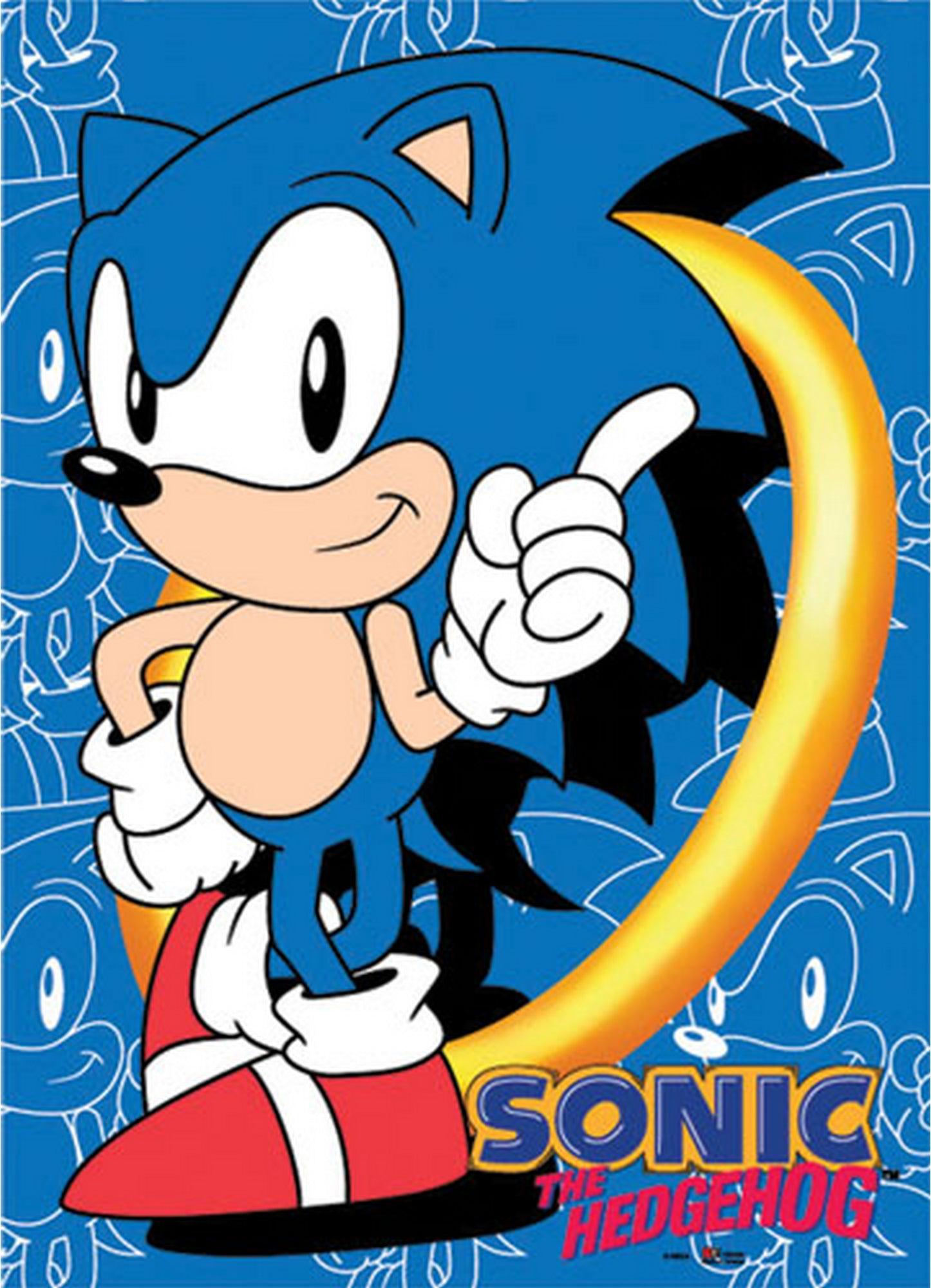 Sonic the Hedgehog Sonic enamel pin and magnet Classic -  Portugal
