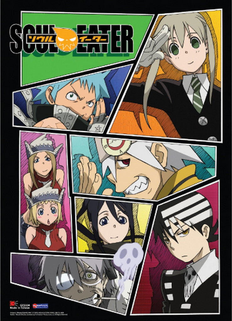 Soul Eater Group Wall Scroll