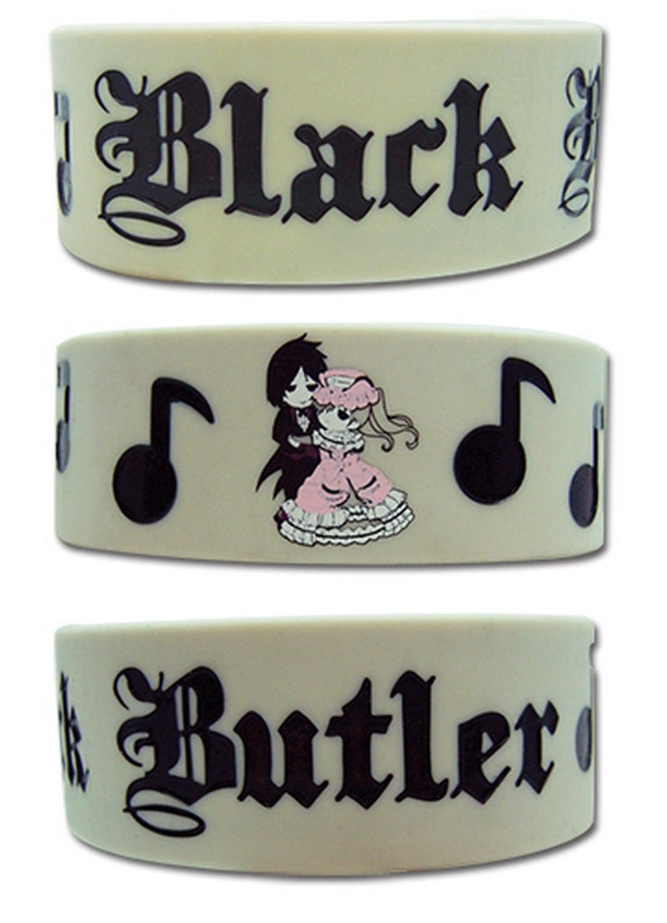 Black Butler - Sebastian Michaelis & Ciel Phantomhive PVC Wristband - Great Eastern Entertainment