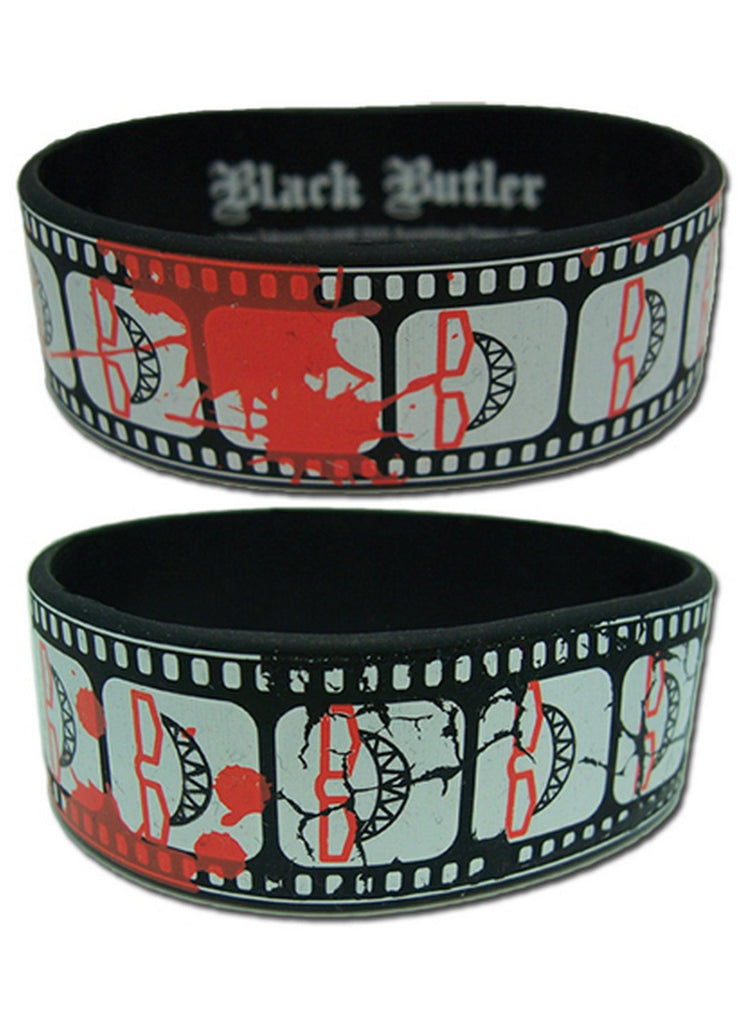 Black Butler - Grell Sutcliff Cinematic Record PVC Wristband - Great Eastern Entertainment