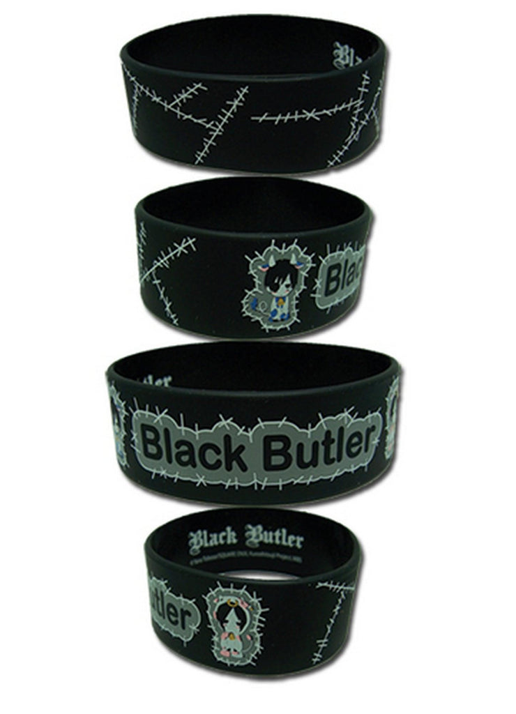 Black Butler - Ciel Phantomhive & Sebastian Michaelis Cow Cosply PVC Wristband - Great Eastern Entertainment