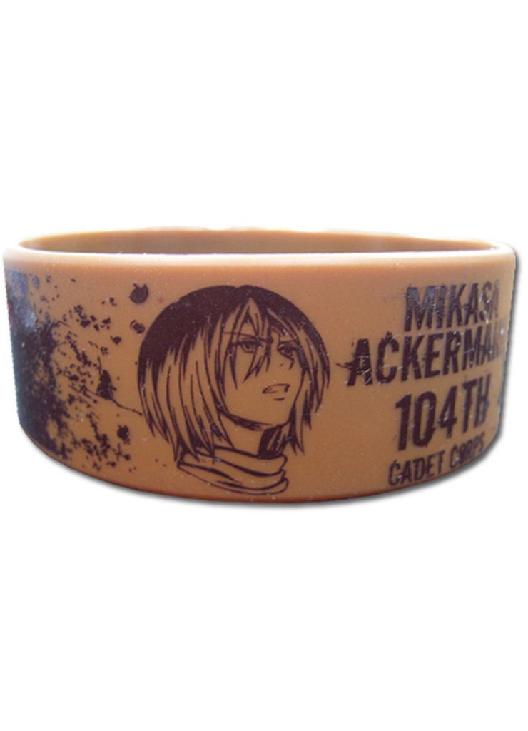 Attack on Titan - Mikasa Ackerman PVC Wristband - Great Eastern Entertainment