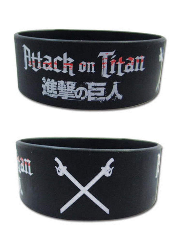 Attack on Titan - Logo PVC Wristband - Great Eastern Entertainment