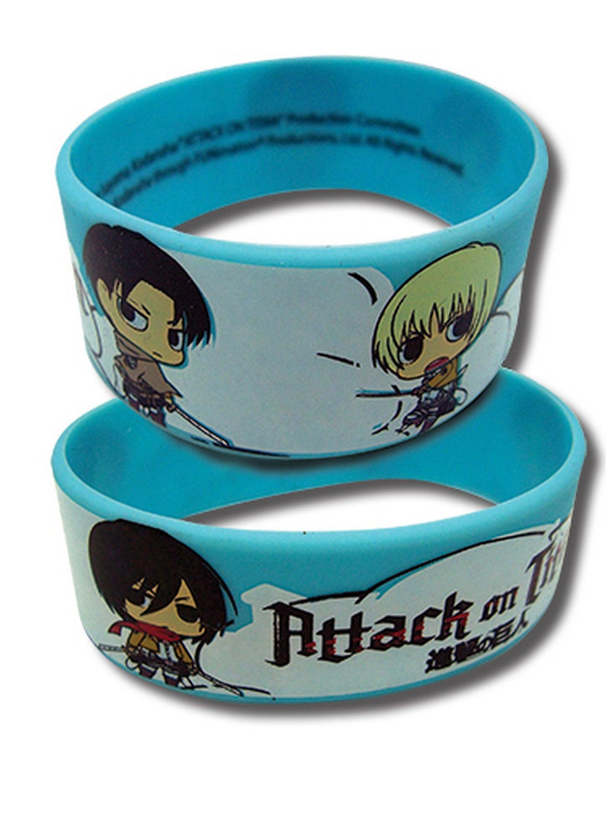 Attack on Titan - Group SD PVC Wristband - Great Eastern Entertainment