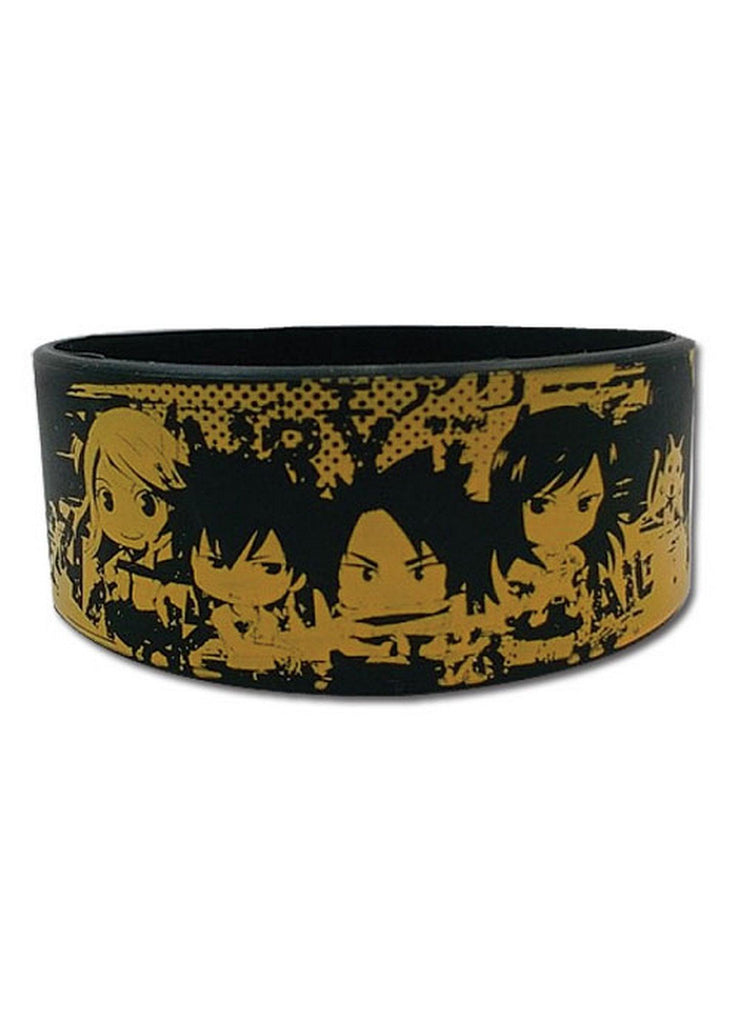 Fairy Tail - Icon Black PVC Wristband - Great Eastern Entertainment