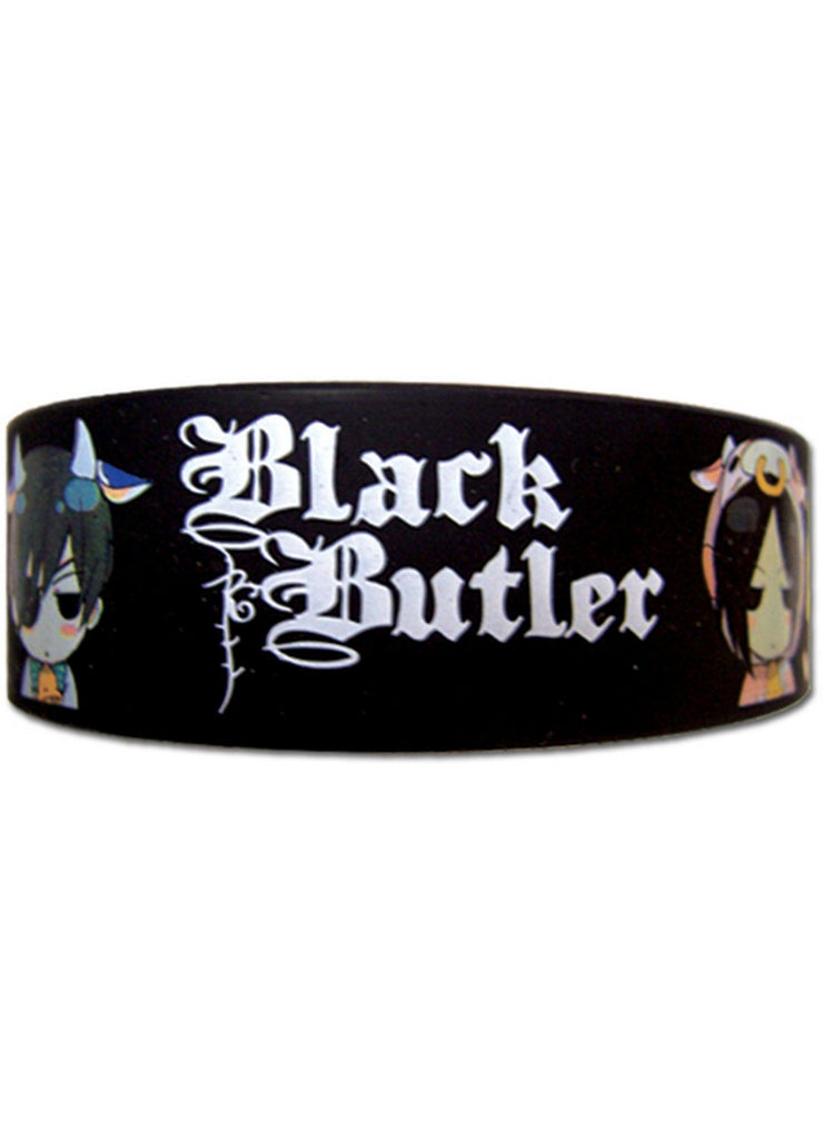 Black Butler - Sebastian Michaelis And Ciel Phantomhive Cow PVC Wristband - Great Eastern Entertainment