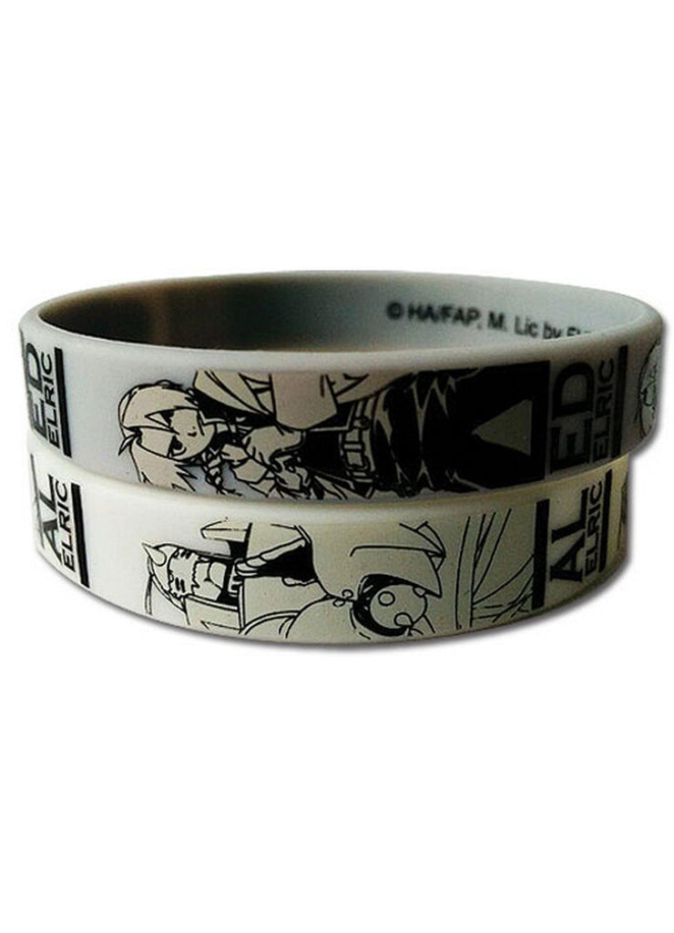 Full Metal Alchemist: Brotherhood - Edward Elric "Ed" & Alphonse Elric "Al" PVC Wristbands - Great Eastern Entertainment