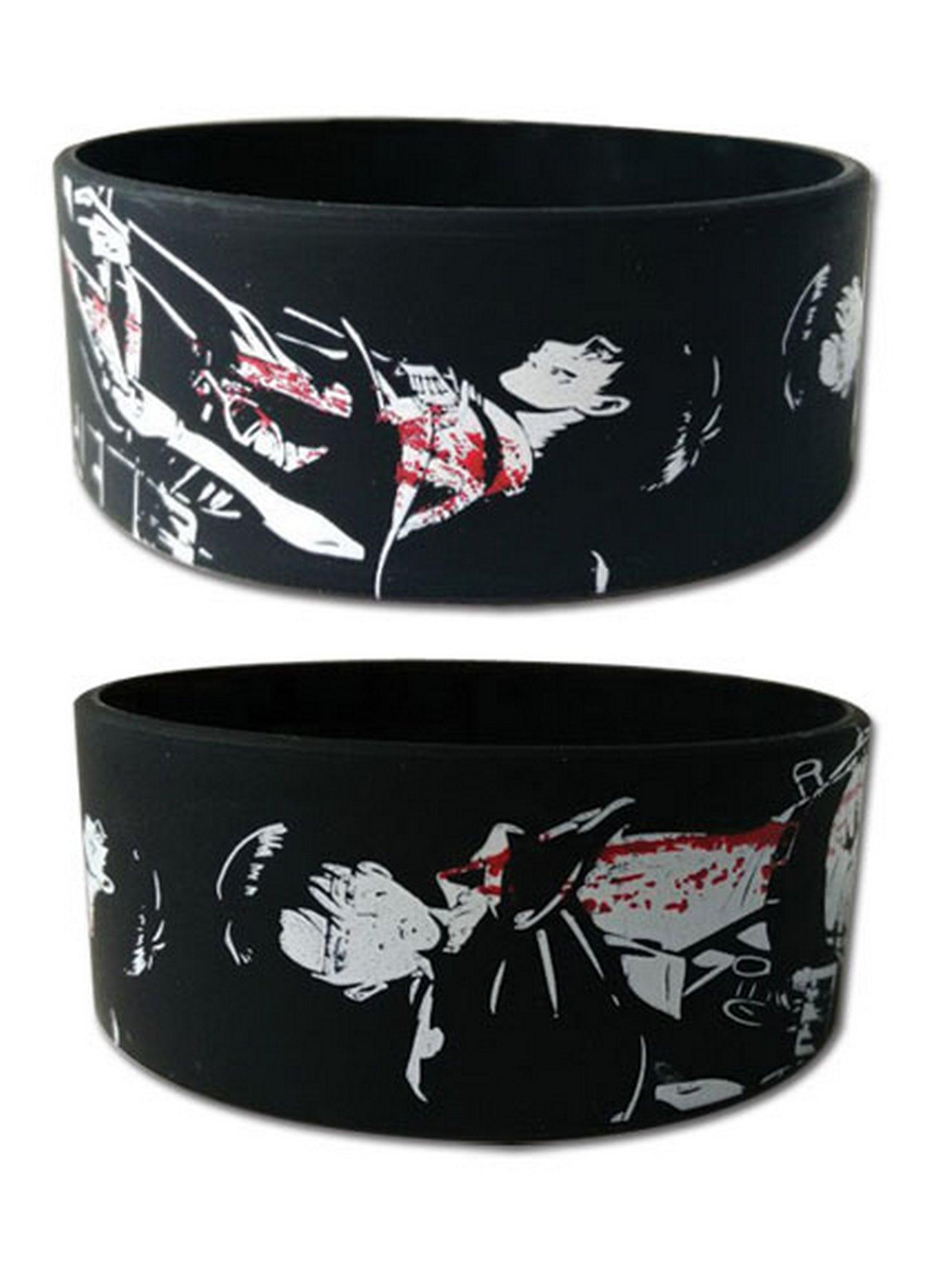 Attack on Titan - Eren Yeager & Levi Ackerman PVC Wristband - Great Eastern Entertainment