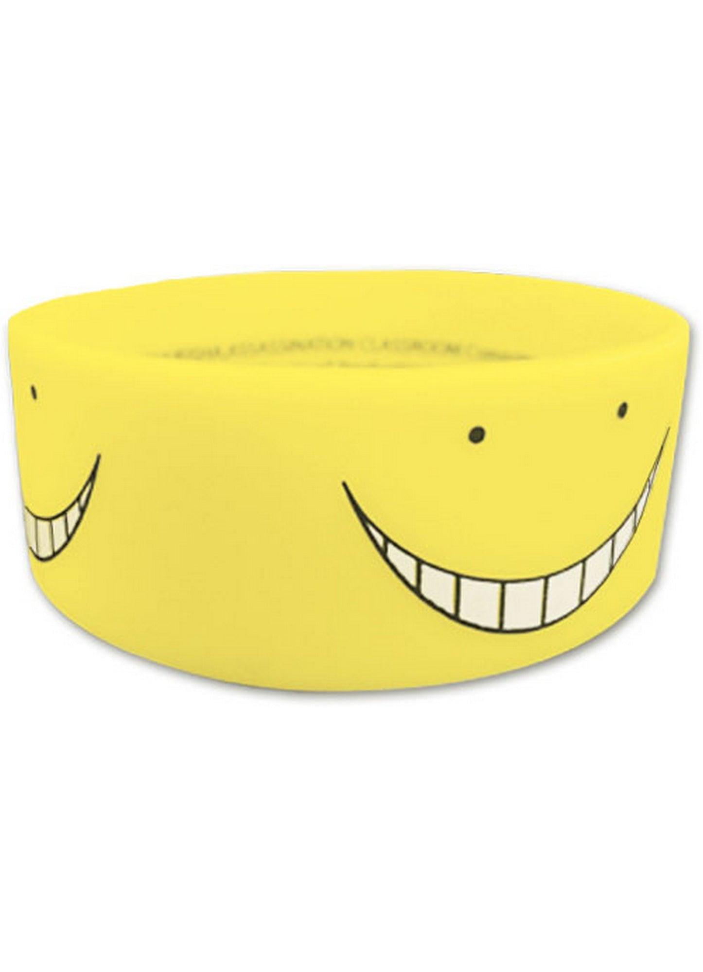 Assassination Classroom - Yellow Koro Sensei PVC Wristband - Great Eastern Entertainment