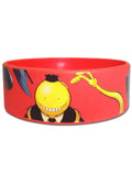 Assassination Classroom - Koro Sensei And Weapons PVC Wristband - Great Eastern Entertainment
