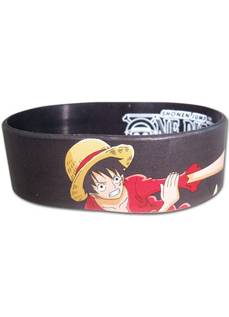 One Piece - Monkey D. Luffy Punches PVC Wristband - Great Eastern Entertainment