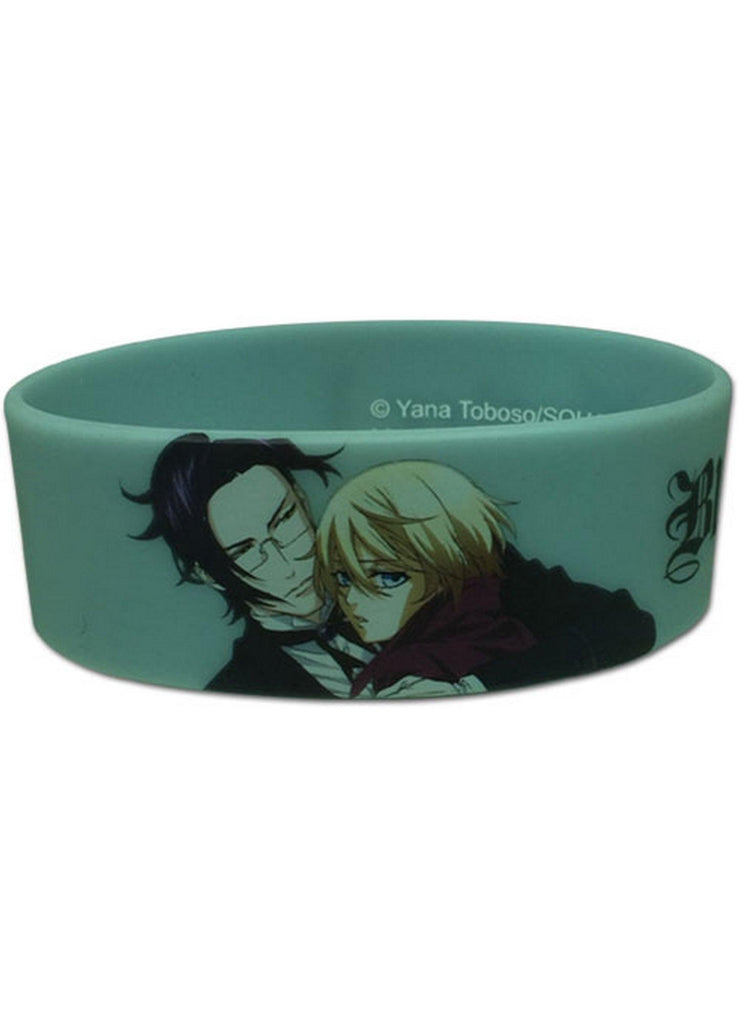 Black Butler 2 - Claude Faustus And Aloise Trancy PVC Wristband - Great Eastern Entertainment