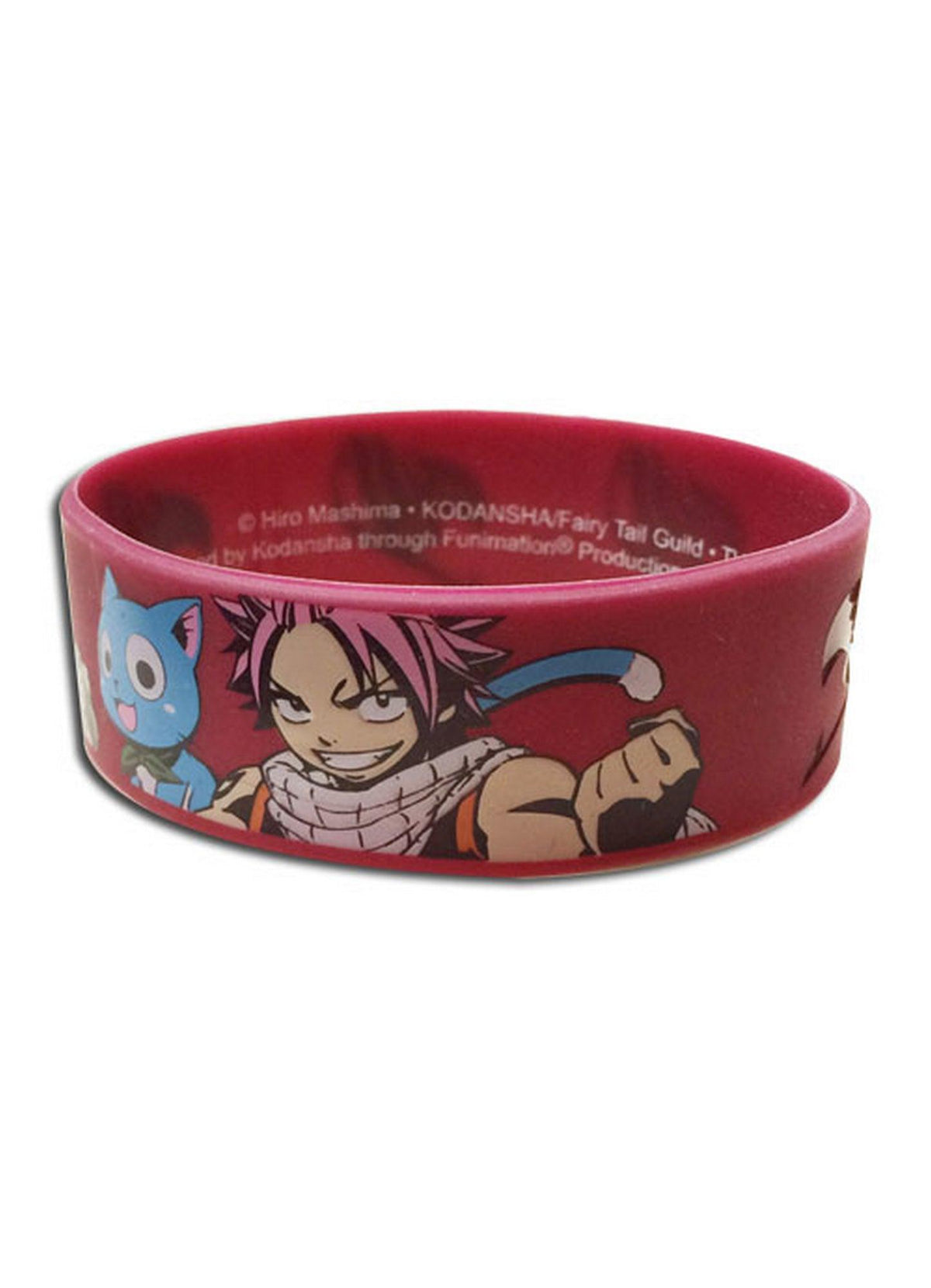 Fairy Tail - Natsu Dragneel & Happy PVC Wristband - Great Eastern Entertainment