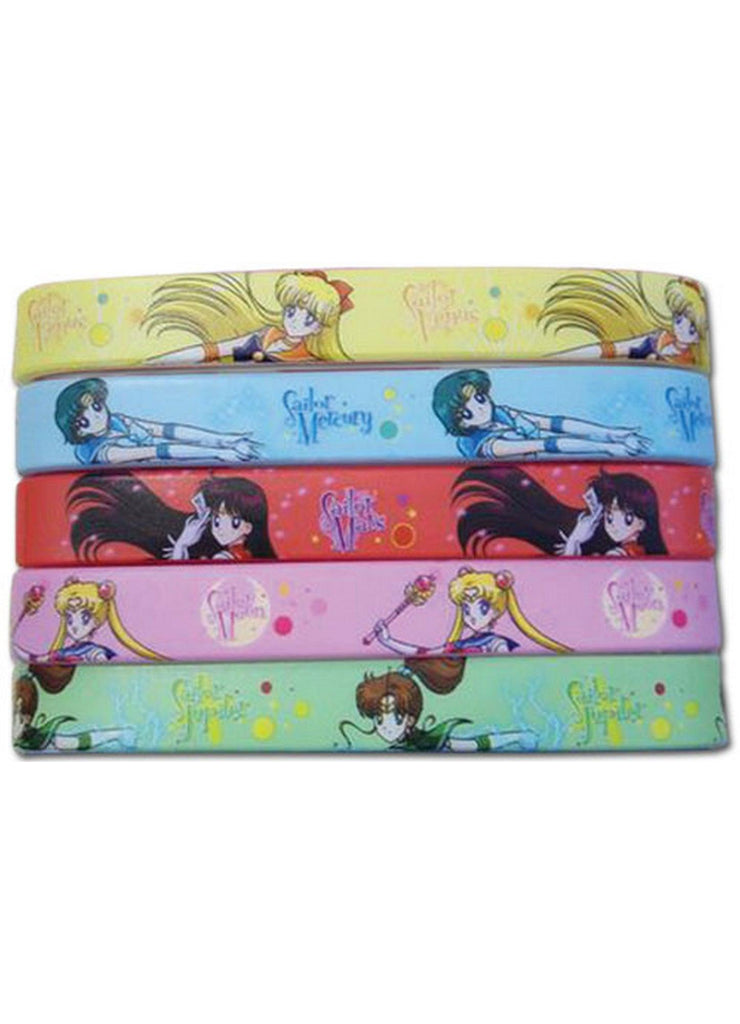 Sailor Moon R- Inner Senshi 5Pack PVC Wristbands