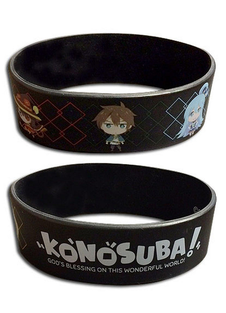 Konosuba - SD Group PVC Wristband - Great Eastern Entertainment