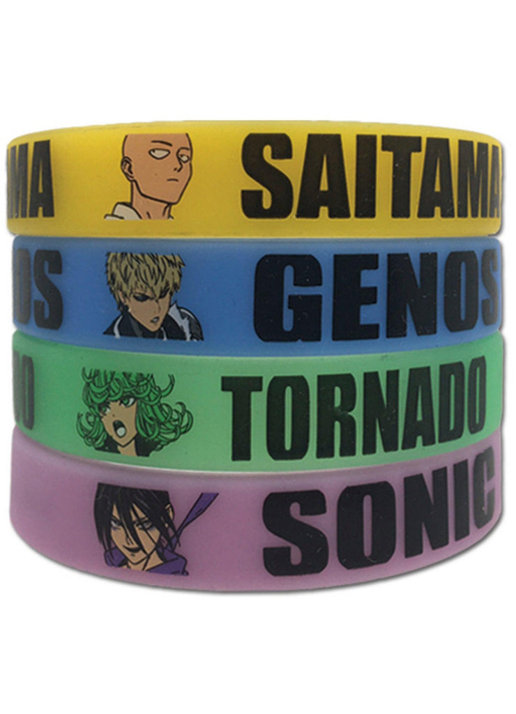 One Punch Man - Multi Pack PVC Wristband - Great Eastern Entertainment
