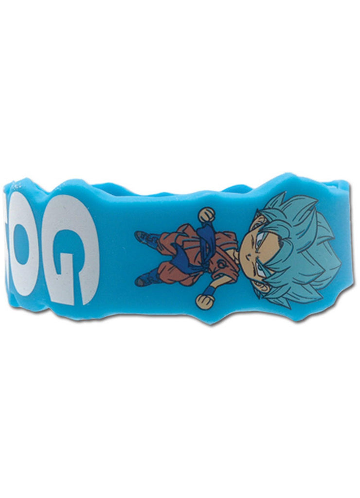 Dragon Ball Super - Super Saiyan Blue Son Goku PVC Wristband - Great Eastern Entertainment