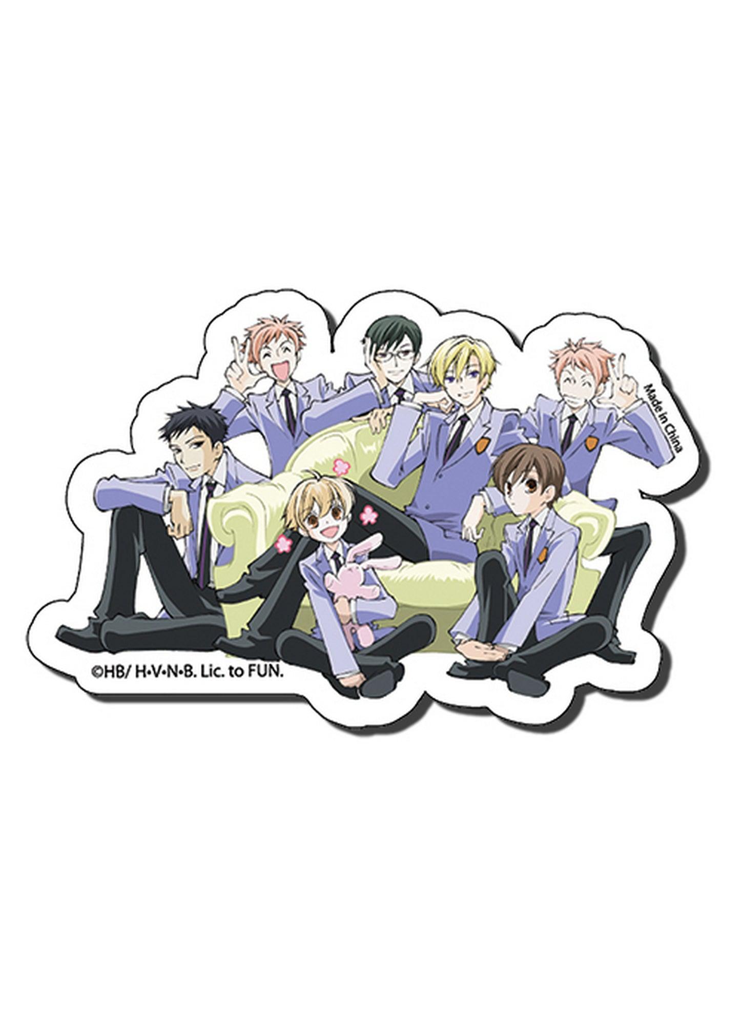 Ouran High School Host Club - Group 2 Die-Cut Sticker - Great Eastern Entertainment