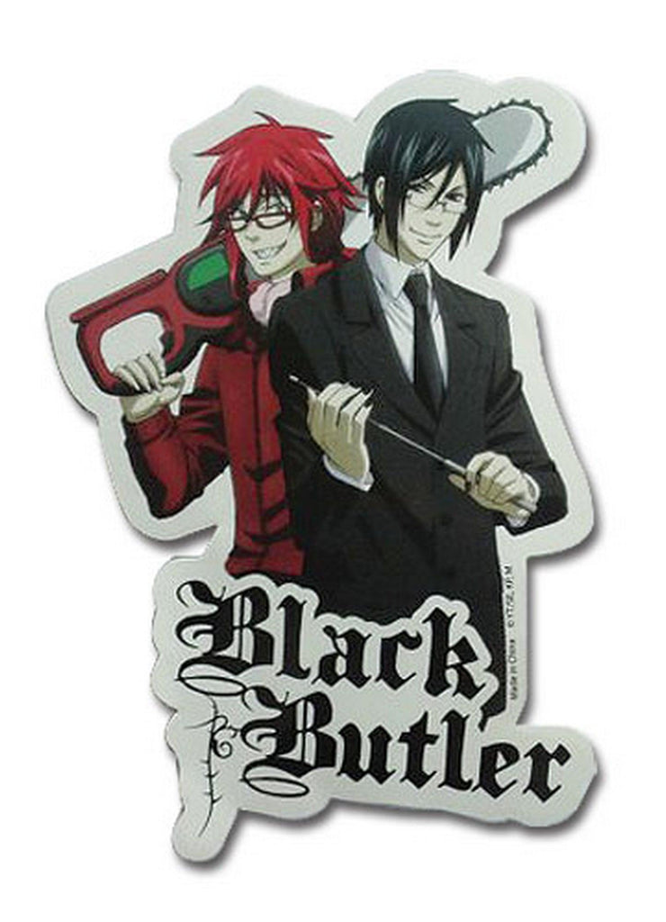 Black Butler - Grell Sutcliff And Sebastian Michaelis Sensei Sticker - Great Eastern Entertainment
