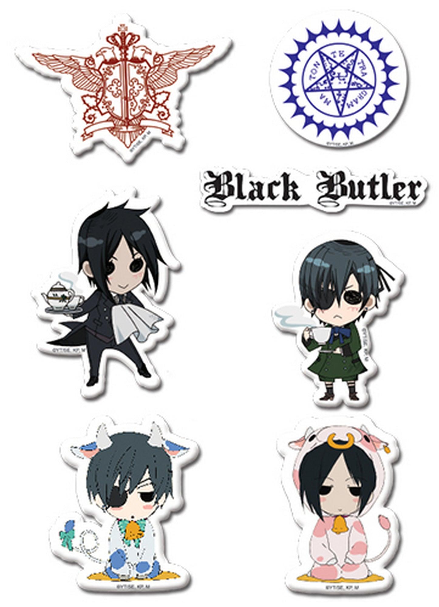 Black Butler - SD Puffy Sticker Set - Great Eastern Entertainment
