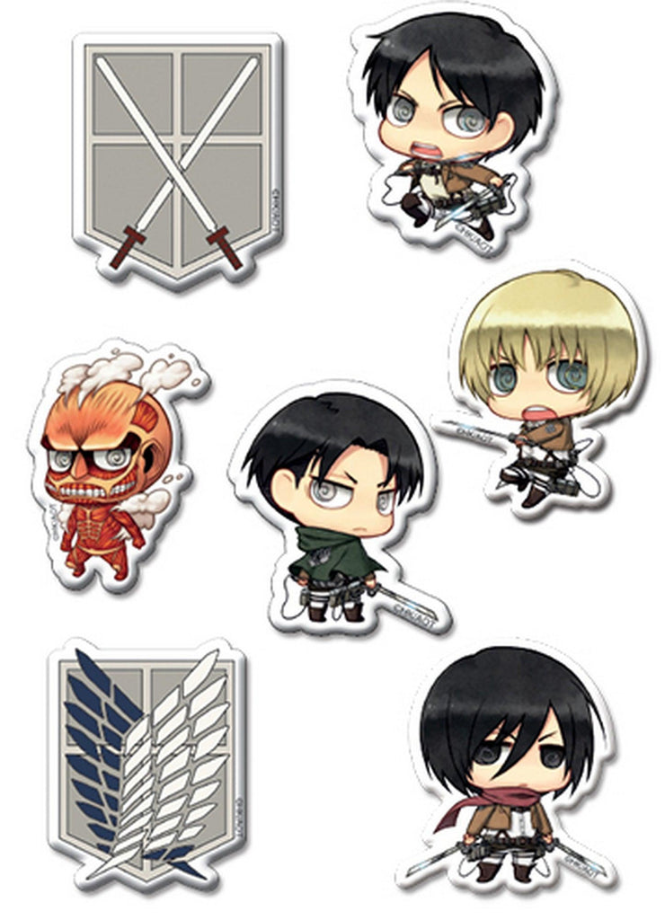 Attack on Titan - SD Puffy Sticker Set - Great Eastern Entertainment