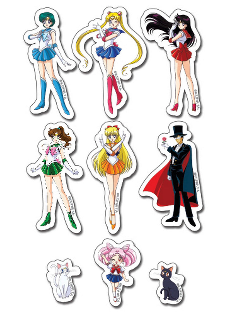 Sailor Moon R- Puff Sticker Set