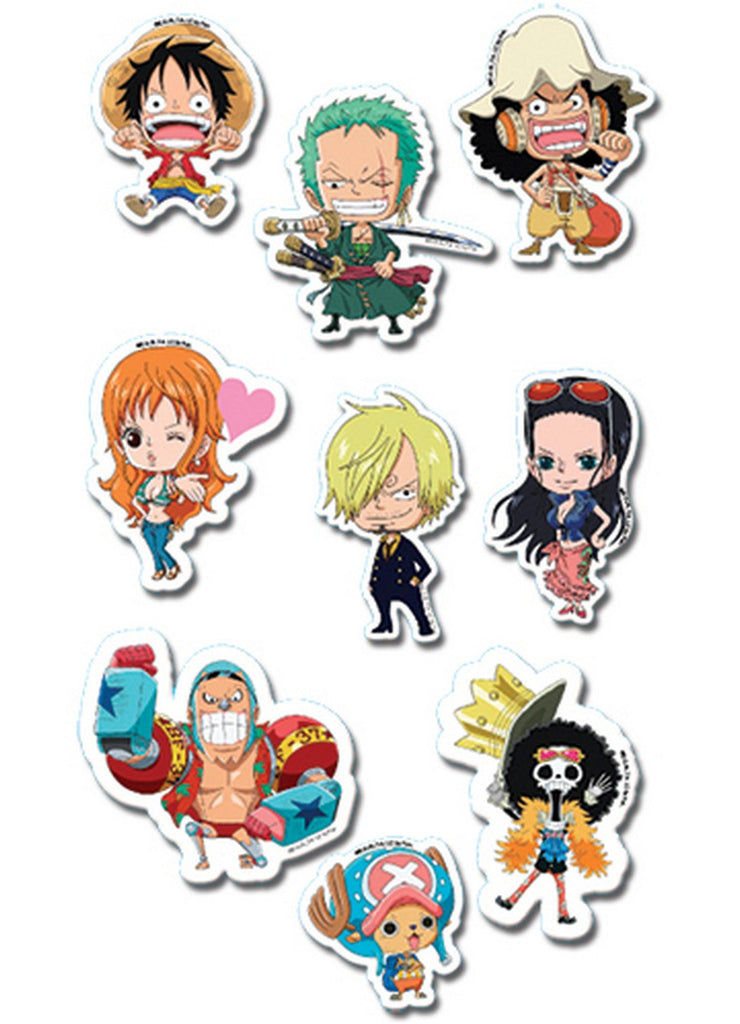 One Piece - SD Characters Punk Hazard Puffy Sticker Set - Great Eastern Entertainment