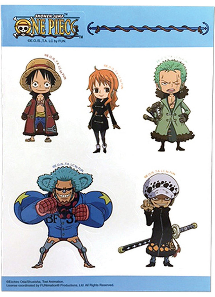 One Piece - Group SD Sticker Set 5"X7" - Great Eastern Entertainment