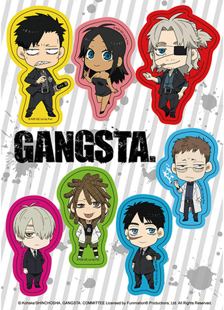 Gangsta - SD Sticker Set 5"X7" - Great Eastern Entertainment
