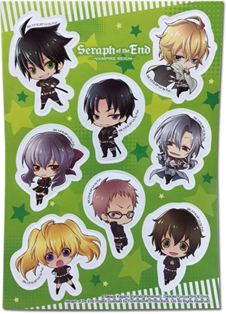 Seraph Of The End- SD Group Sticker Set 5'X7'