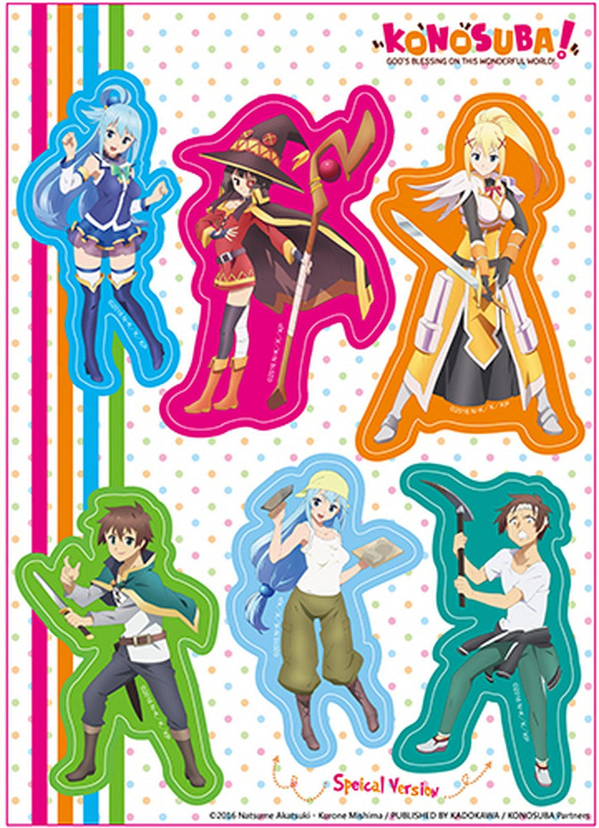 Konosuba - Group 1 Sticker Set 5