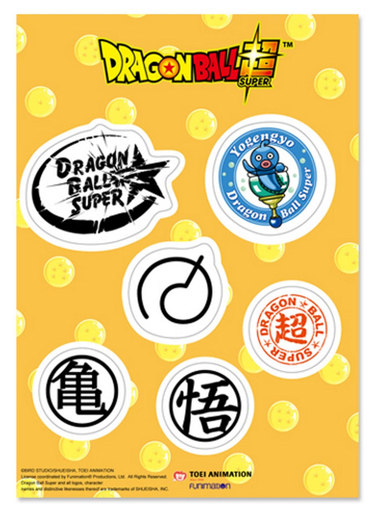 Dragon Ball Super - Icon Sticker Set 5"X7" - Great Eastern Entertainment