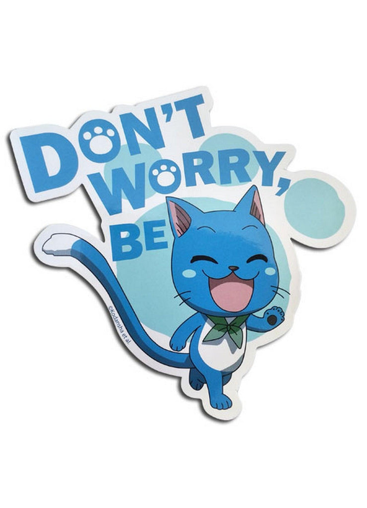 Fairy Tail - Don't Worry Be Happy Sticker 4.5" - Great Eastern Entertainment