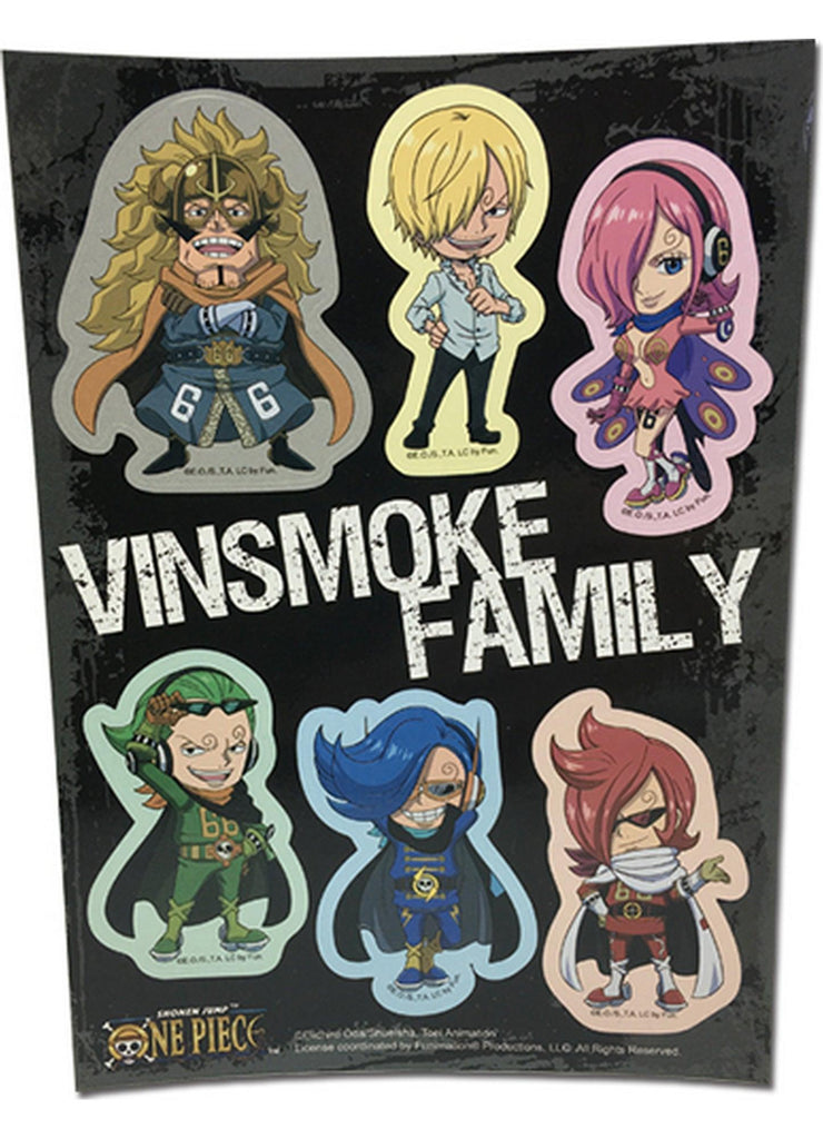 One Piece - Vinsmoke Family SD Group Sticker Set - Great Eastern Entertainment
