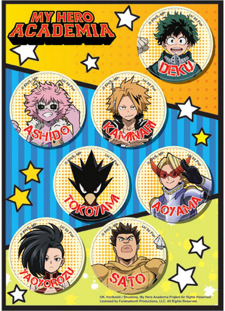 My Hero Academia S2 - Hero Costume Sticker Set 5"X7" - Great Eastern Entertainment