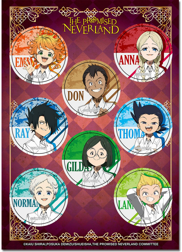 The Promised Neverland - Group #2 Sticker Set