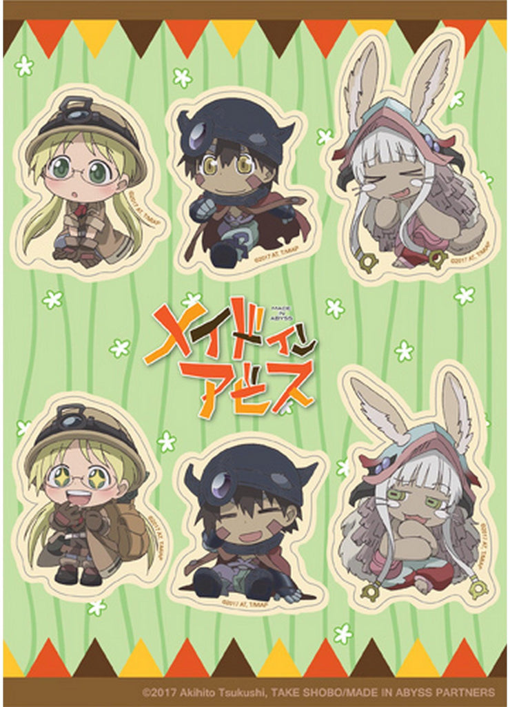 Made In Abyss - SD Group Sticker Set 5"X7" - Great Eastern Entertainment