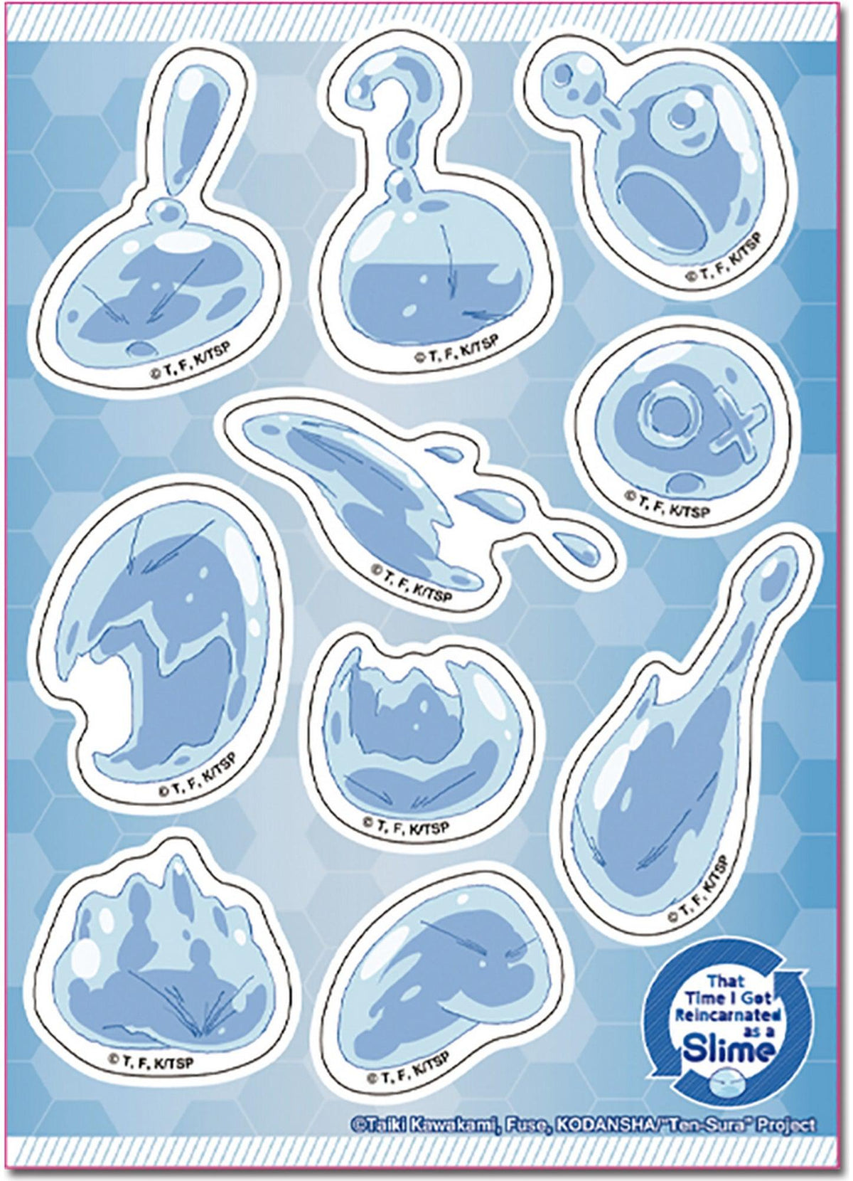 That Time I Got Reincarnated As A Slime- Slime Sticker Set 5X7