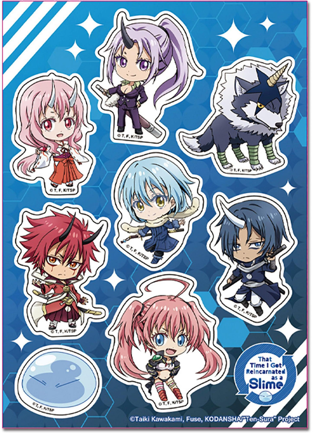That Time I Got Reincarnated As A Slime- SD1 Sticker Set 5X7
