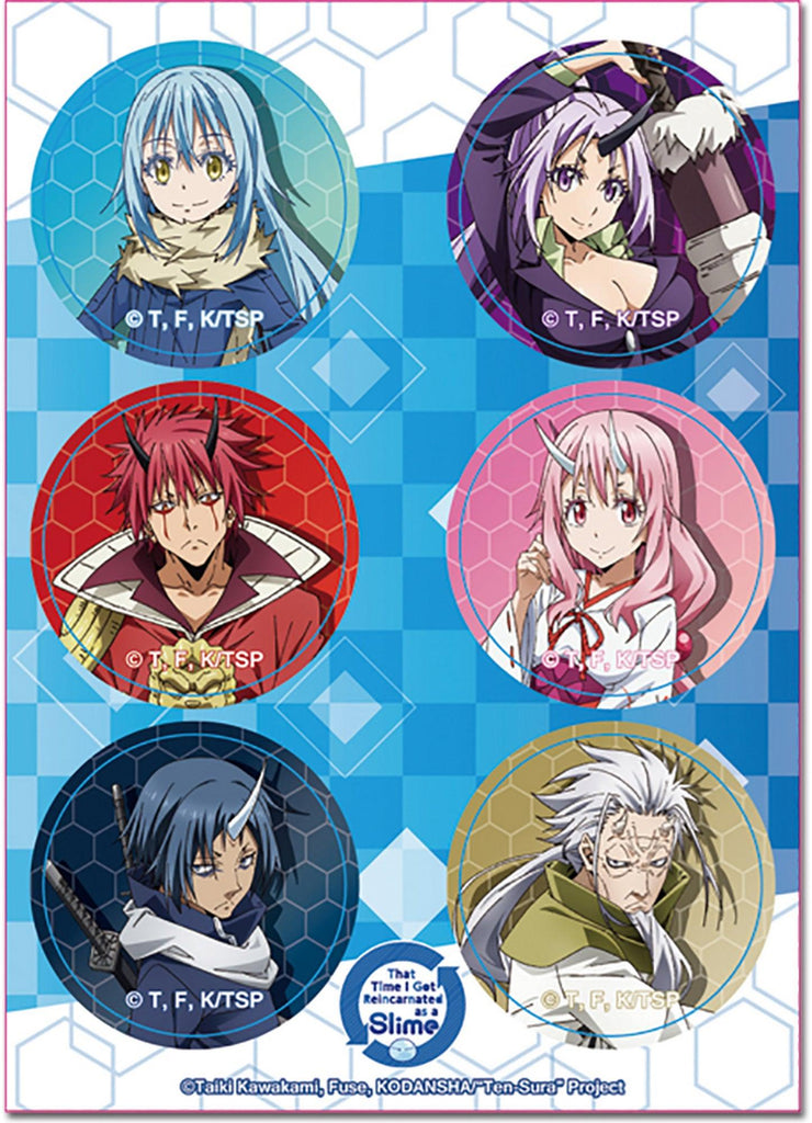 That Time I Got Reincarnated As A Slime- Group Sticker Set 5X7