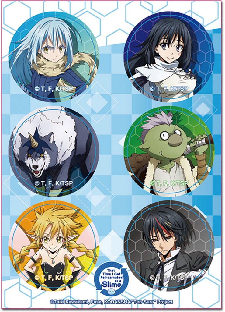 That Time I Got Reincarnated As A Slime- Group#2 Sticker Set 5X7